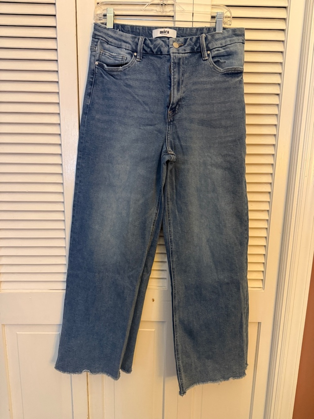 Mica High-Rise Wide Leg Jeans in Light Blue